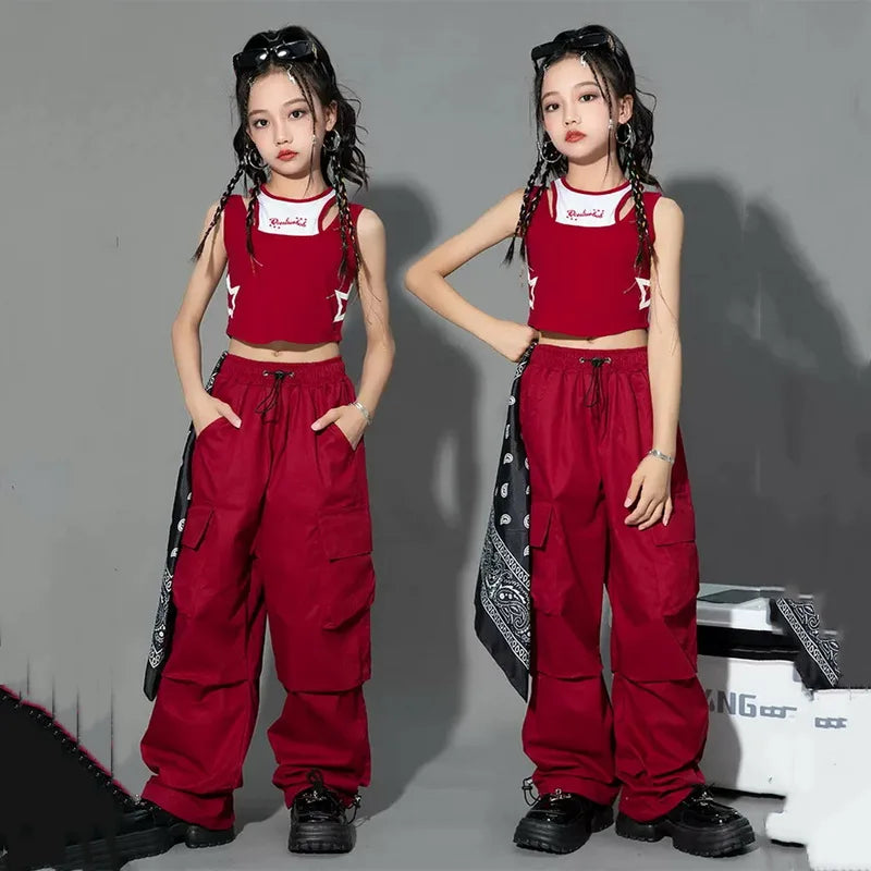 Two identical outfits worn by a person on a gray background