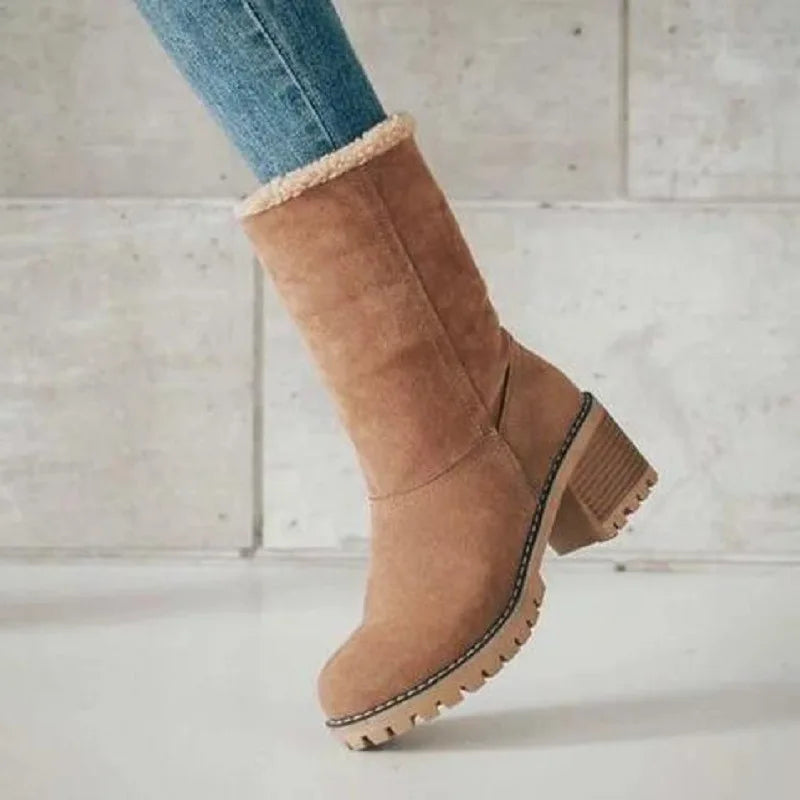 Women Winter Fur Warm Snow Boots - 6 up