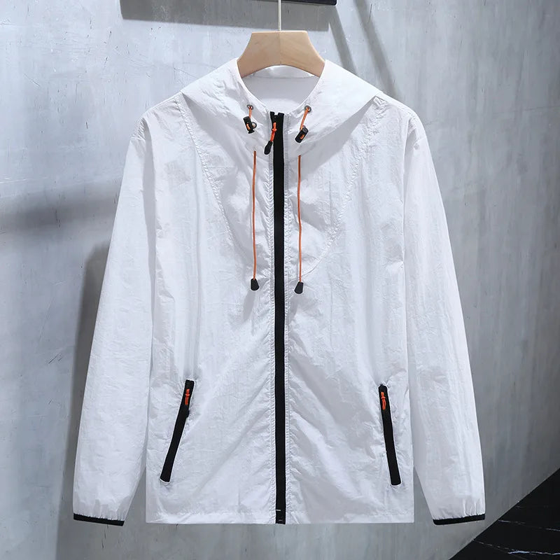 Thin Jacket Summer Outdoor - white