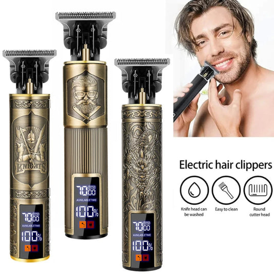 Vintage T9 Electric Hair Clippers – Men’s Beard & Hair Trimmer Kit - 1