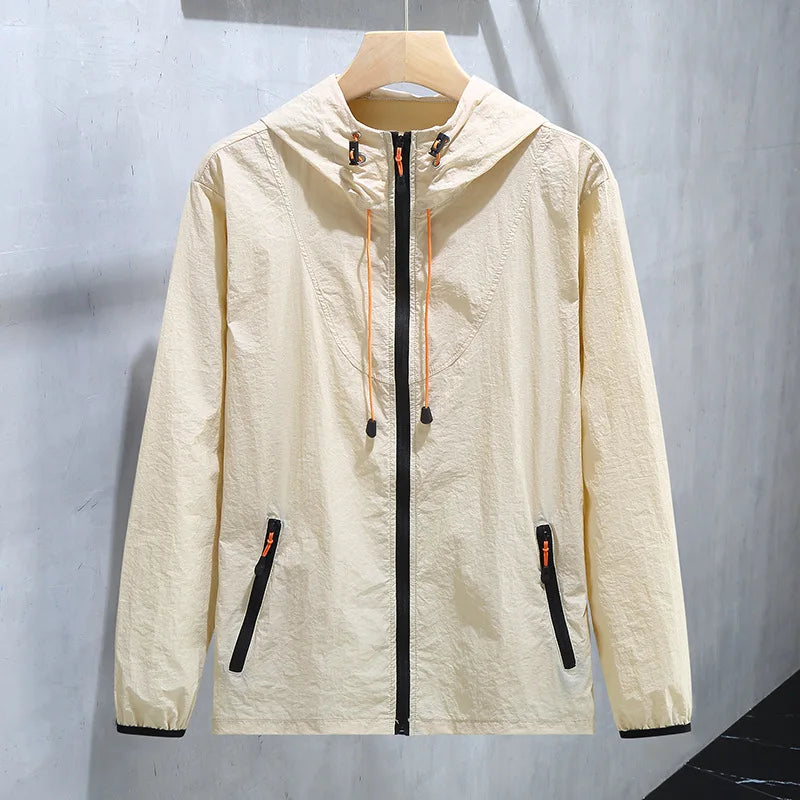Thin Jacket Summer Outdoor - yellow