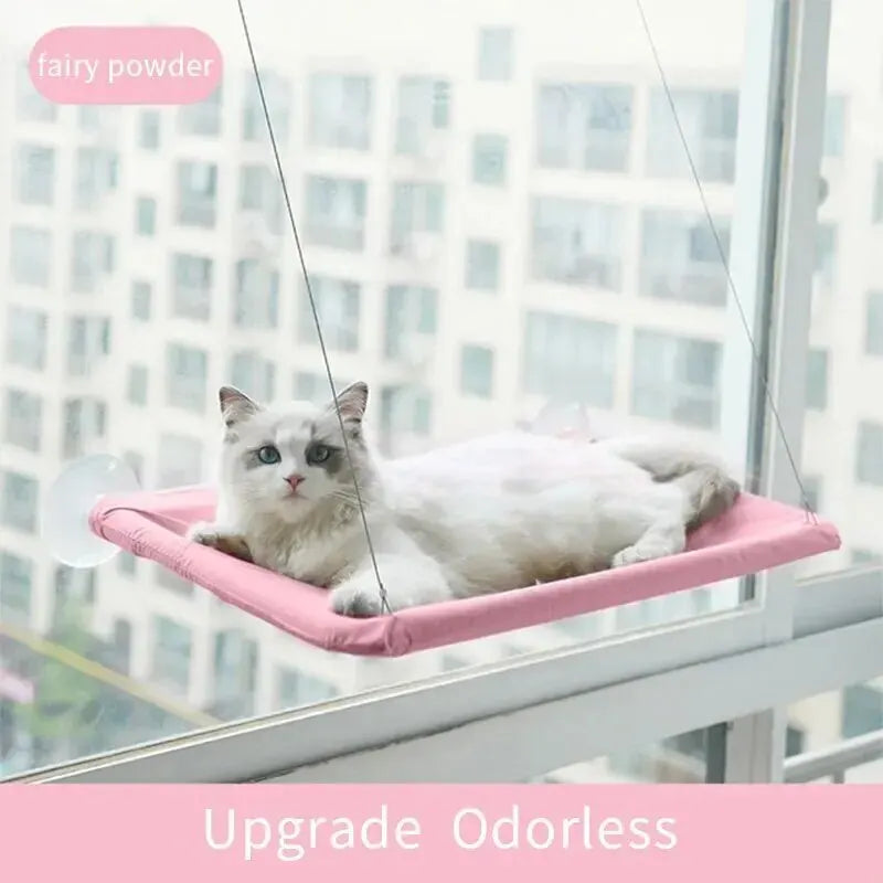 Cat Sunny Window Seat - pink