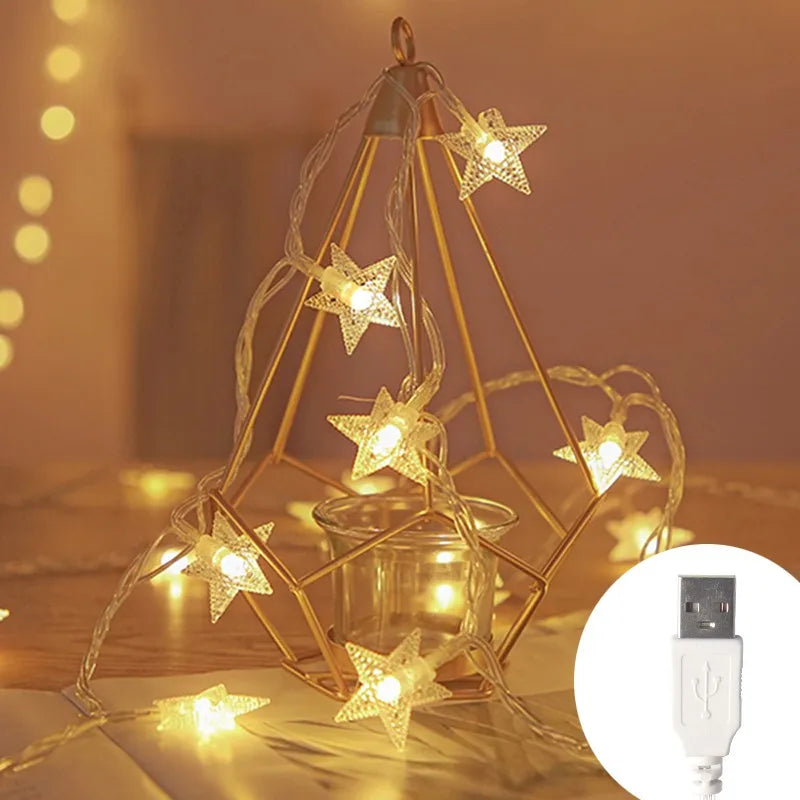 Outdoor Star Chain Lights - 12
