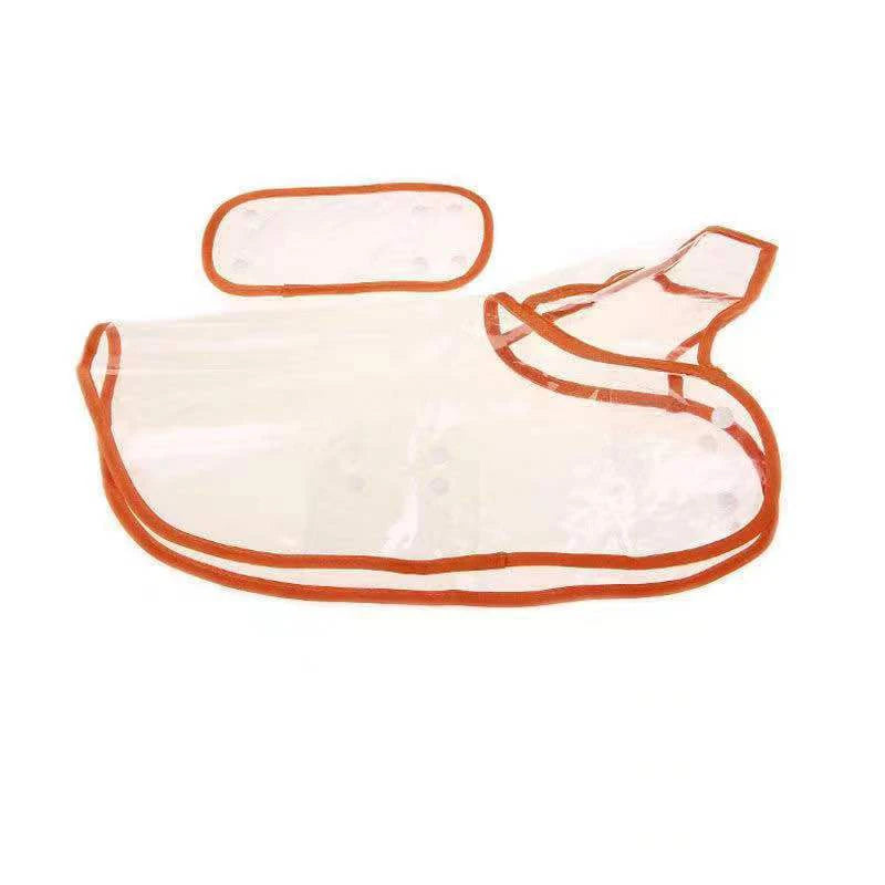 Pet Dog Transparent Rainwear Raincoat Pet Hooded Waterproof Jacket Clothes Soft PVC Small Dogs Raincoat Puppy Rain Poncho