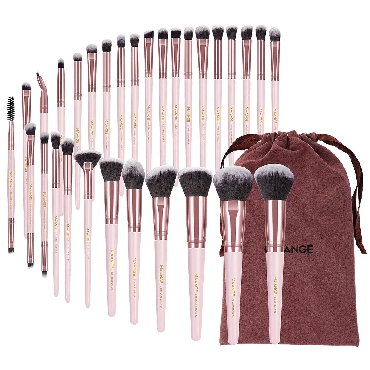 MAANGE 30pcs Professional Makeup Brush Set - 9