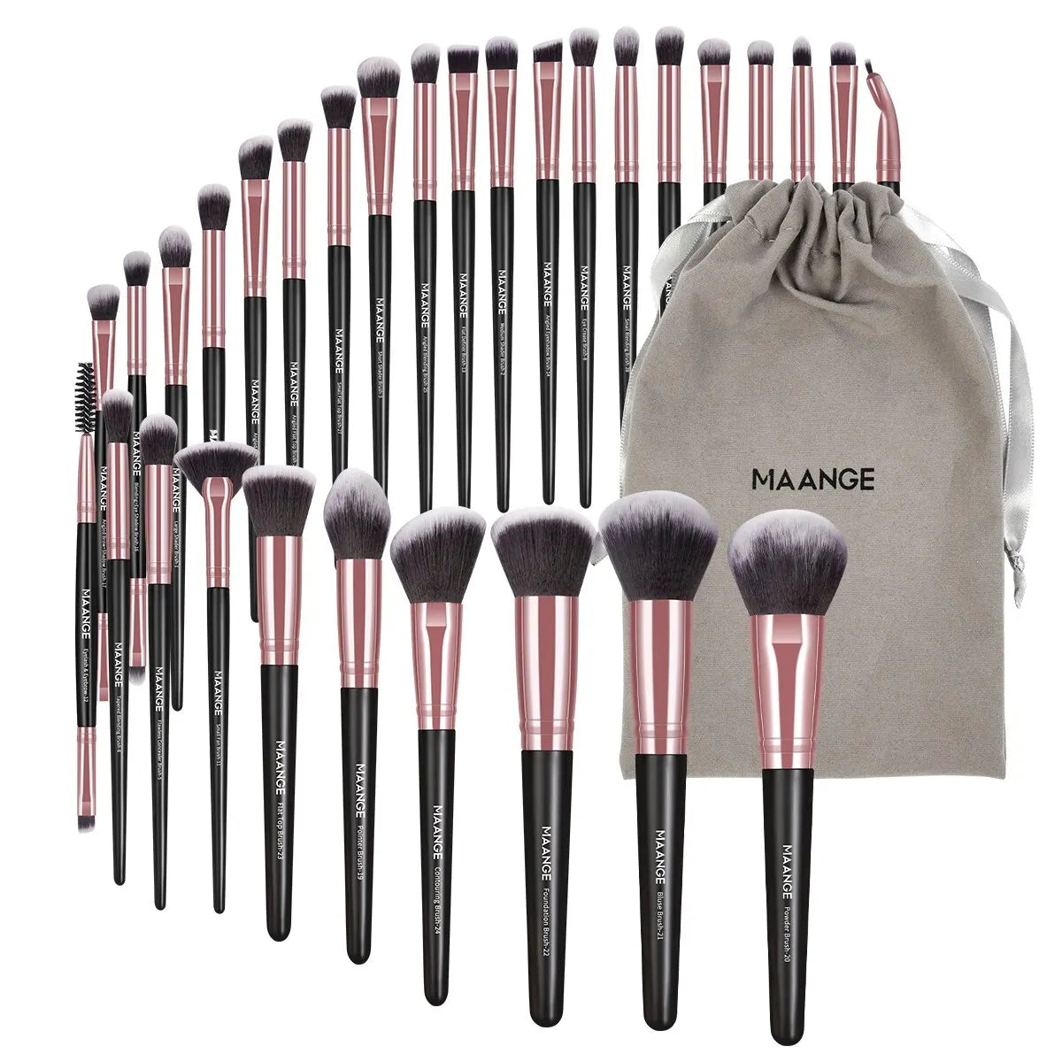 MAANGE 30pcs Professional Makeup Brush Set - 44