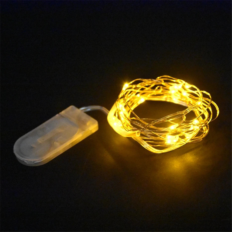 Copper Wire LED Fairy Lights Mini Garland 1m 2m