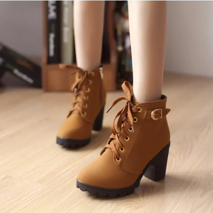 Winter Women Pumps Boots High Quality - 3