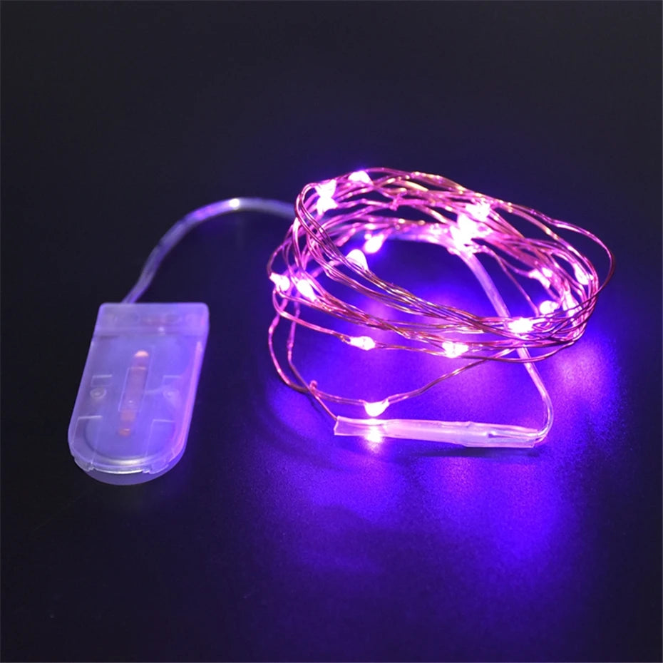 Copper Wire LED Fairy Lights Mini Garland 1m 2m