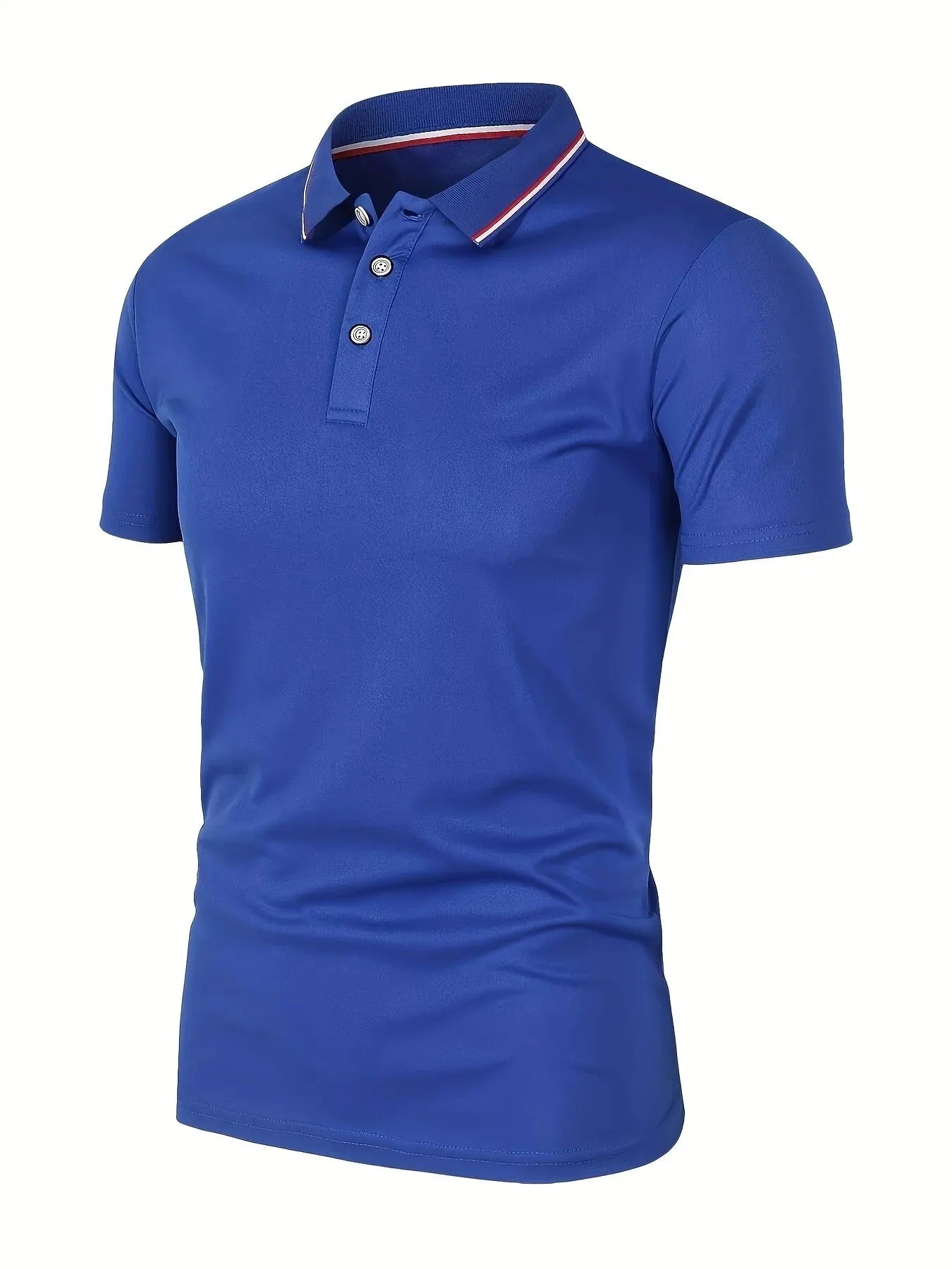 Men’s Polo Shirt – Breathable Solid Color Casual T-Shirt