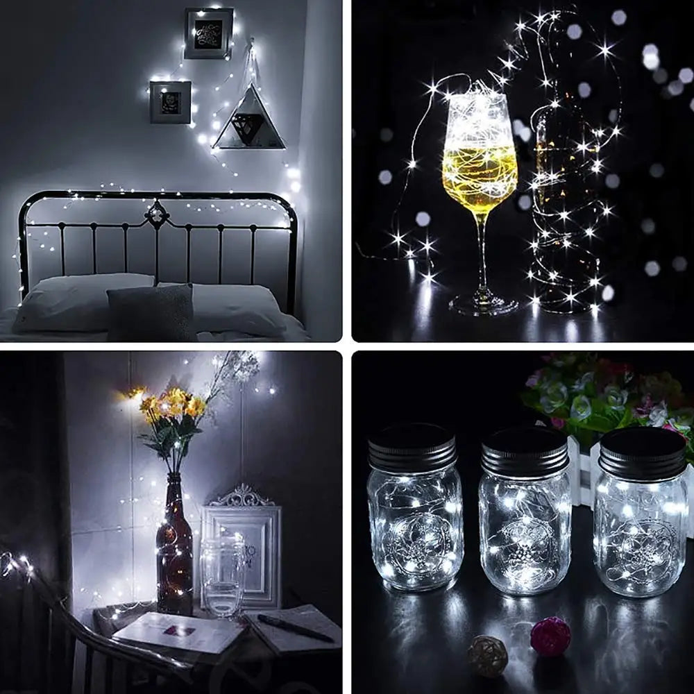 Copper Wire LED Fairy Lights Mini Garland 1m 2m