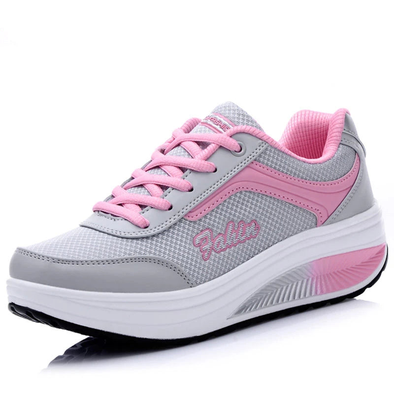Women Sneakers Fashion Vulcanized Shoes - pink