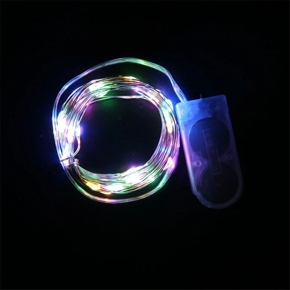 Copper Wire LED Fairy Lights Mini Garland 1m 2m