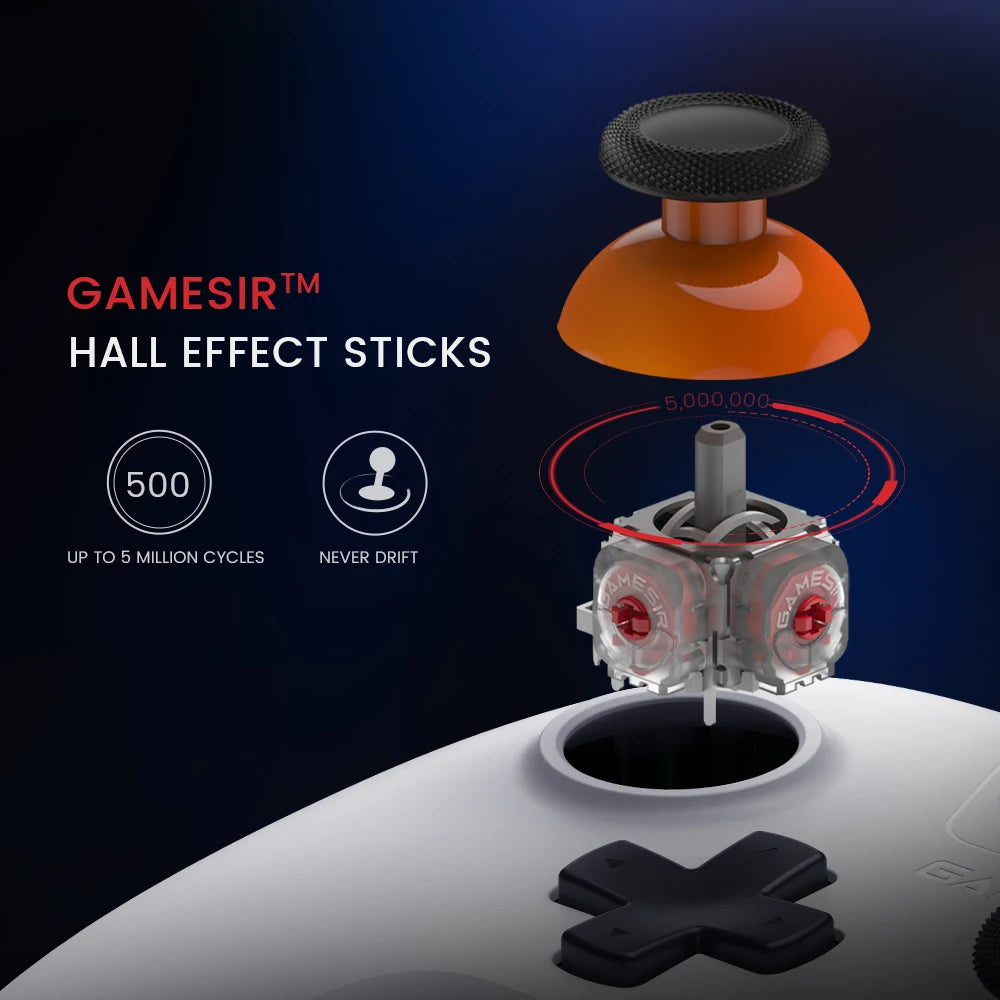 Wireless Gamepad Controller with Bluetooth - effect sticks