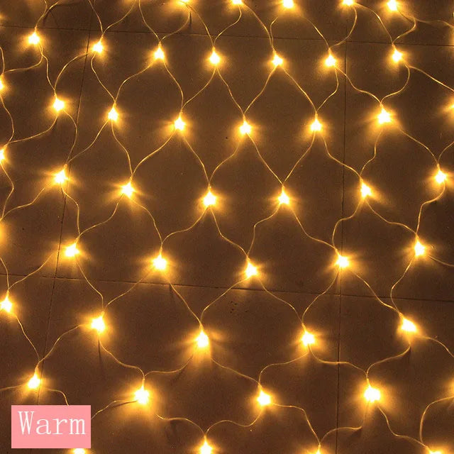 Solar Power Net Fairy String Holiday Lights - 10