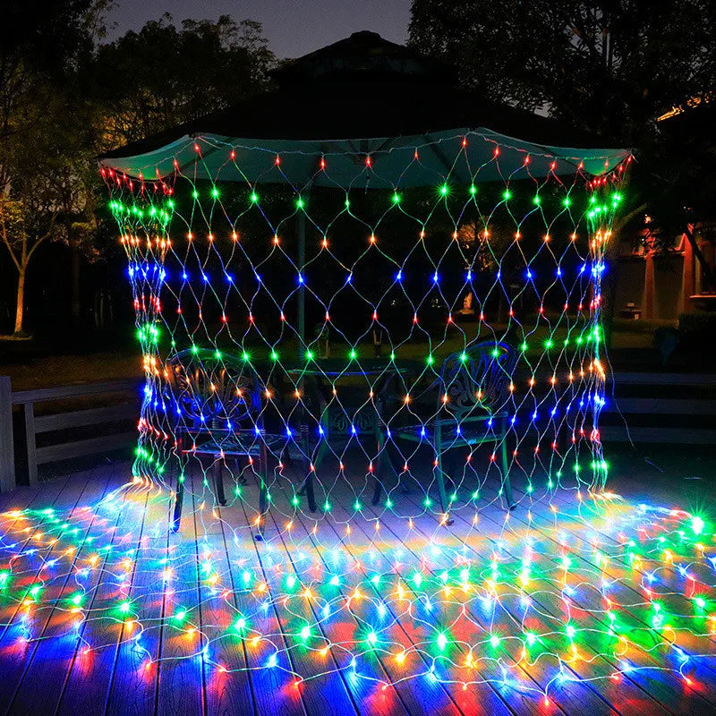 Solar Power Net Fairy String Holiday Lights - 3