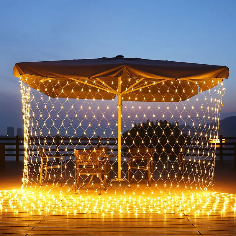 Solar Power Net Fairy String Holiday Lights - 4