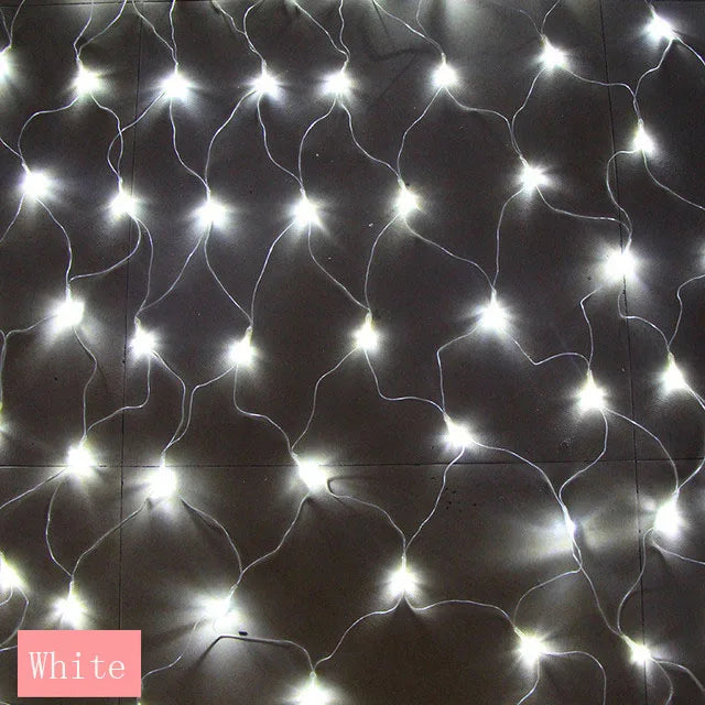 Solar Power Net Fairy String Holiday Lights - 8