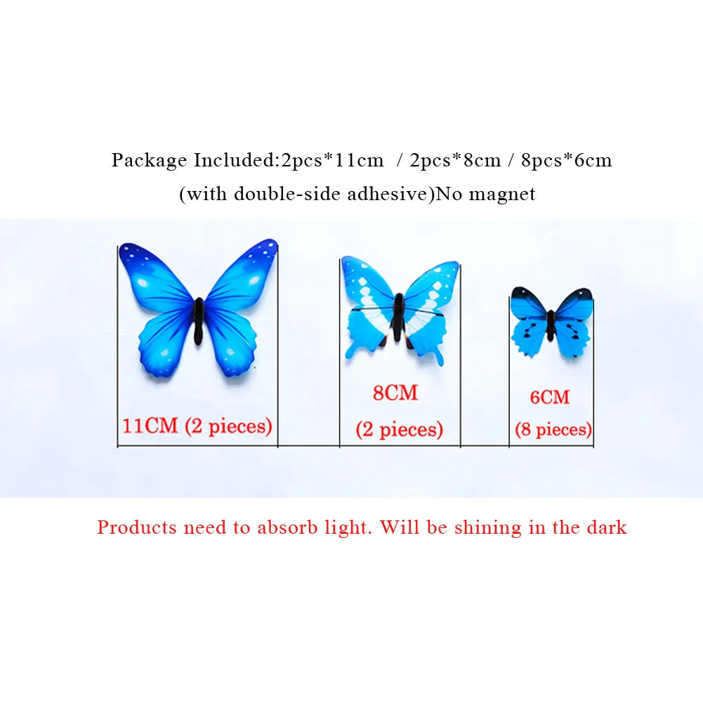Wall Stickers 3D Luminous Butterfly-1