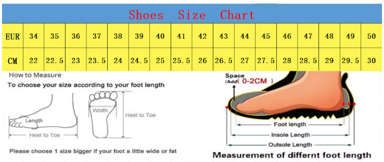 Men and women’s breathable mesh running sneakers – casual tennis sports shoes shoes size chart