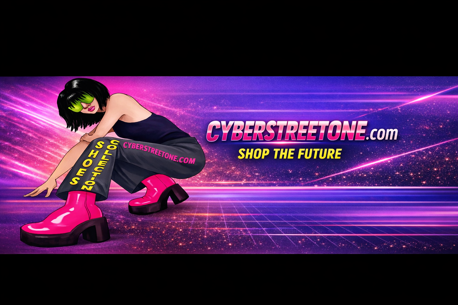 CyberStreetOne shoes – breathable mesh running sneakers, trendy and comfortable footwear for everyday wear