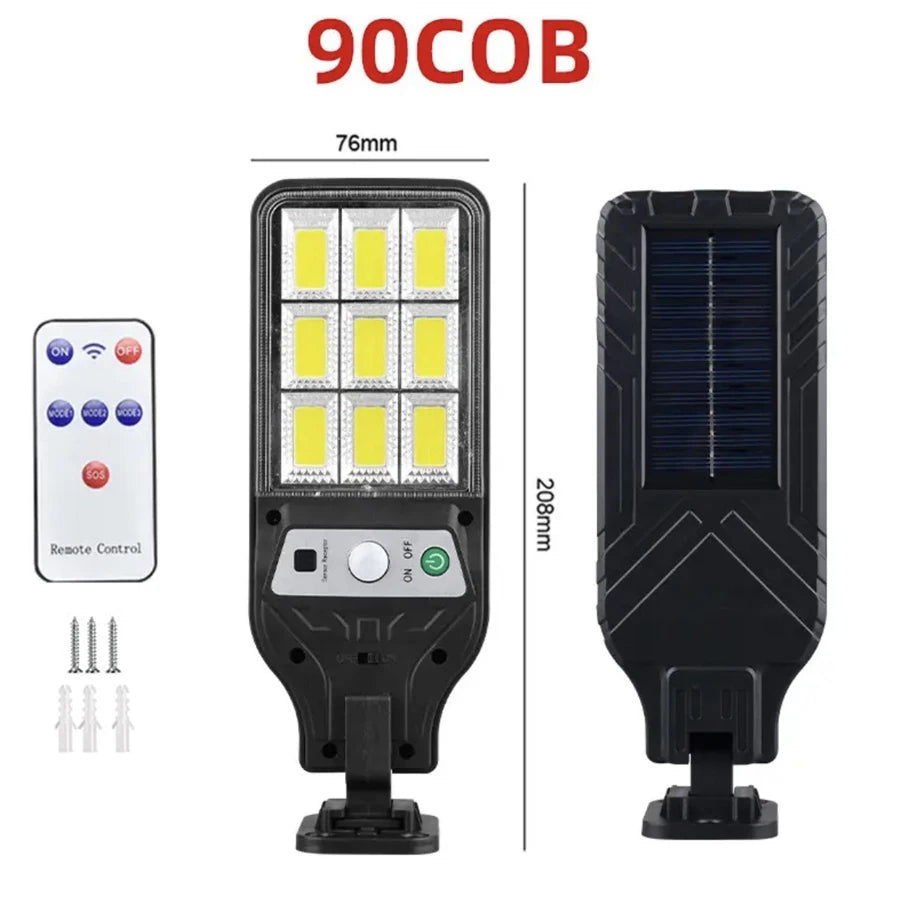 Bright Solar Lamp Outdoor Motion Sensor - 90 cob