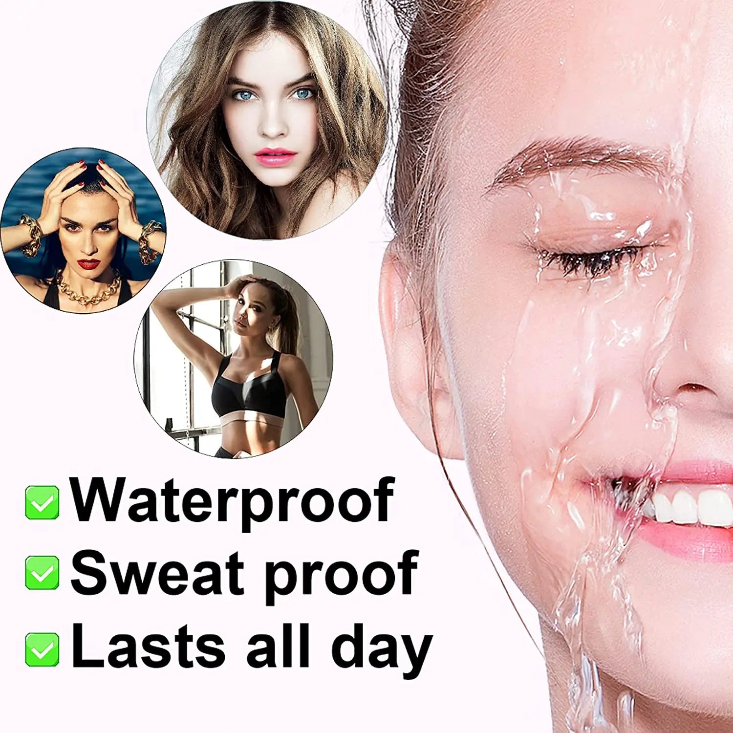 Waterproof 4-point eyebrow pencil for women with microblade effect, long-lasting liquid brow pen for natural makeup look - waterproof