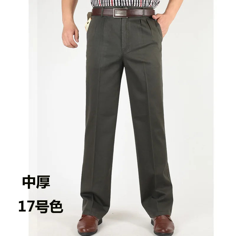 Men's Casual Trousers Men Pants -12