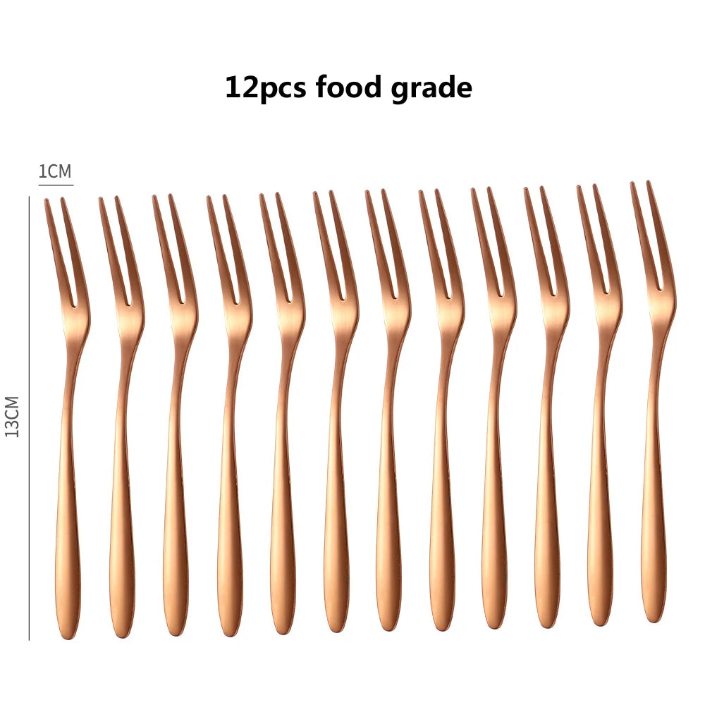 Fruit Forks Mini Food Pick - 8