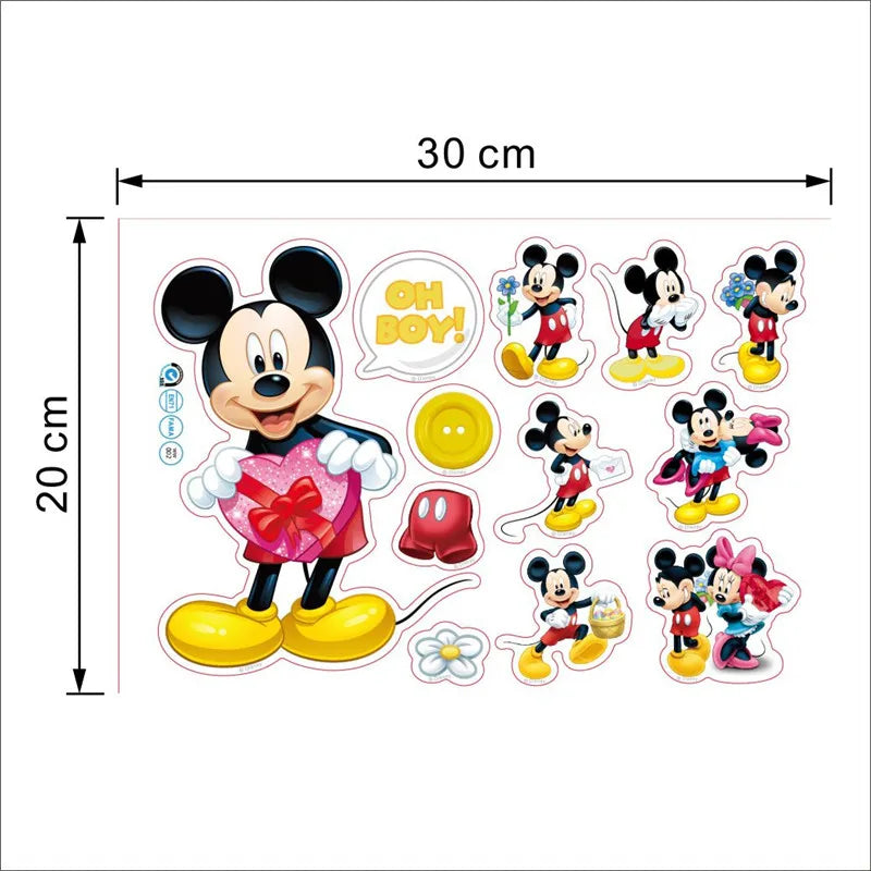 Mickey and Minnie Mouse decals. - Mickey page