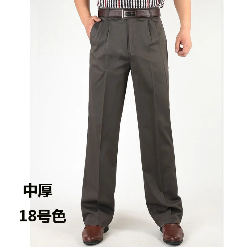 Men's Casual Trousers Men Pants -7