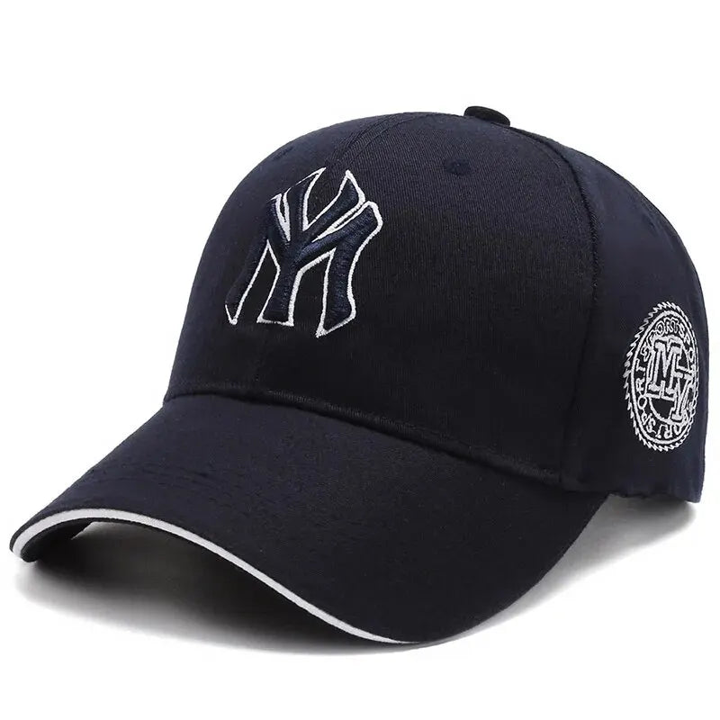 Hat Men's Women's Casual Embroidery Letter Cap  - blue