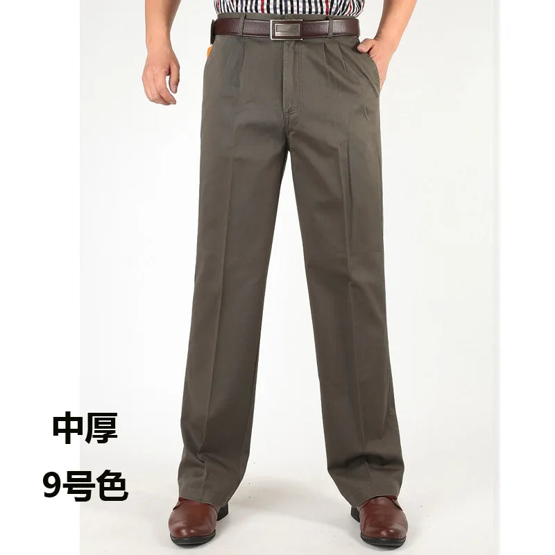 Men's Casual Trousers Men Pants -10