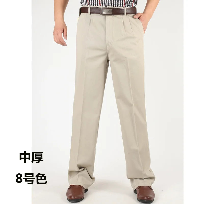 Men's Casual Trousers Men Pants -8
