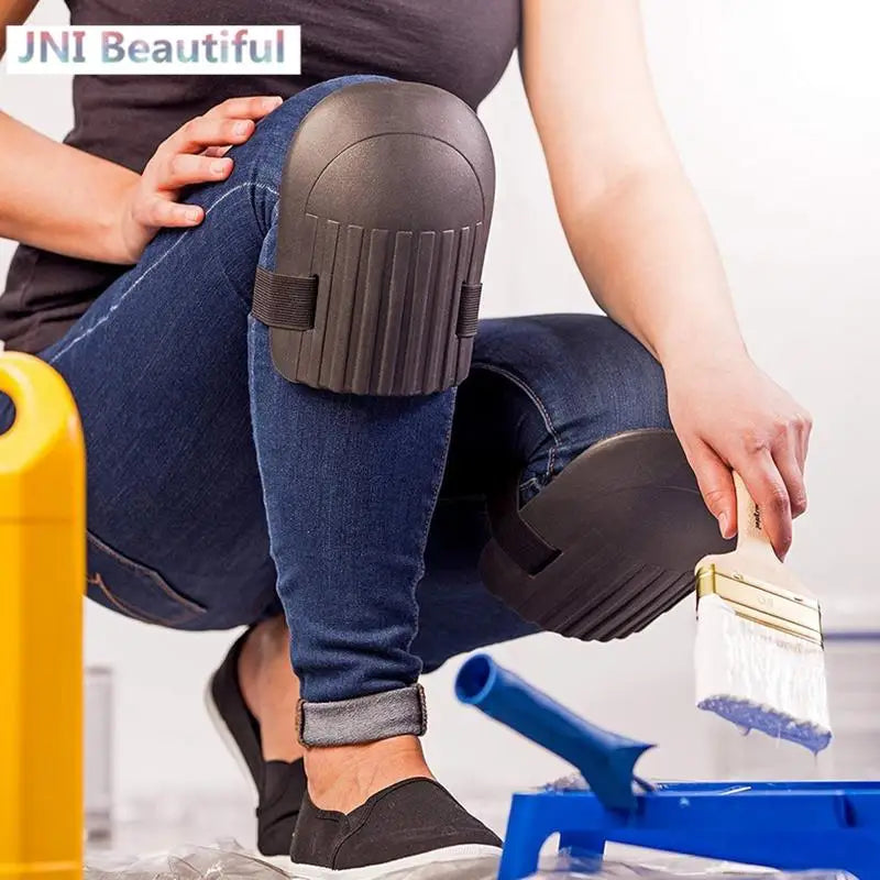 1 pair of durable knee protection pads for tiling, brickwork, and manual labor with moisture-resistant thickened design- JNI Beautiful