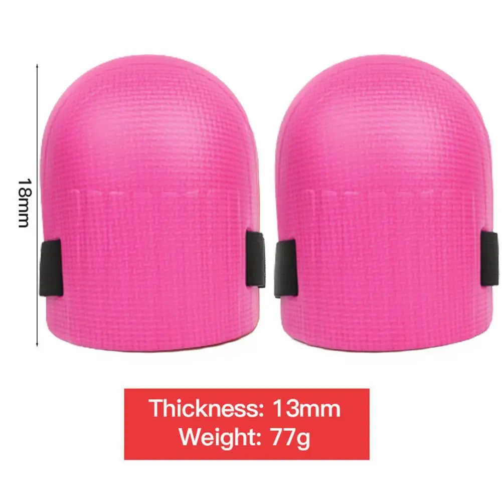 1 pair of durable knee protection pads for tiling, brickwork, and manual labor with moisture-resistant thickened design - weight 77g