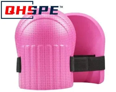 1 pair of durable knee protection pads for tiling, brickwork, and manual labor with moisture-resistant thickened design - pink