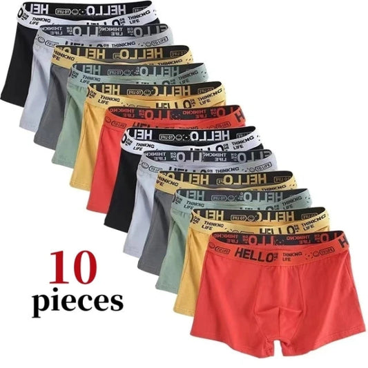 Men's Fashion Underwear High Stretch Boxer-  full colors 