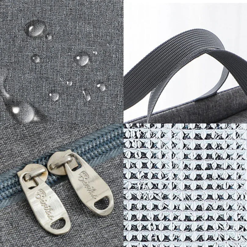 Multifunction Large Capacity Cooler Thermal Bags -  zippers