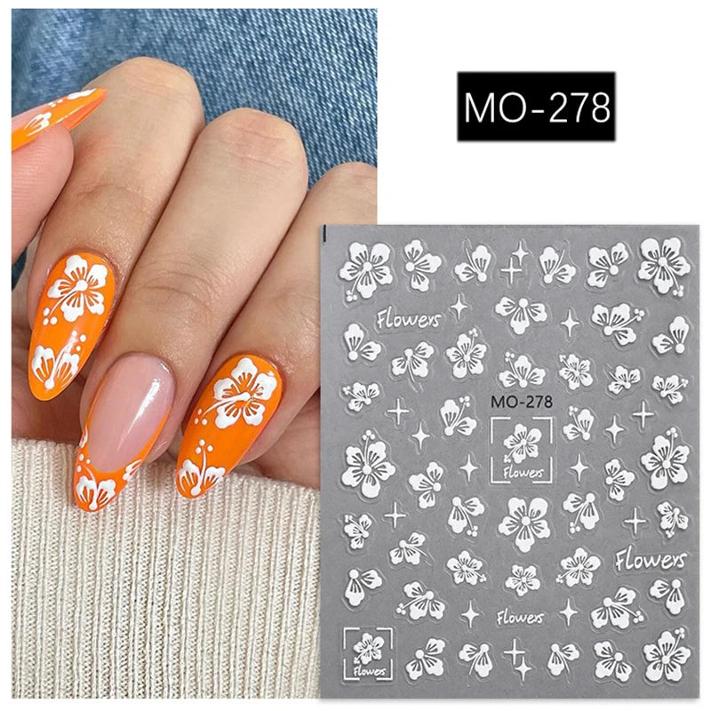 Nail Art Decals Adhesive Decorations For Manicure - 278