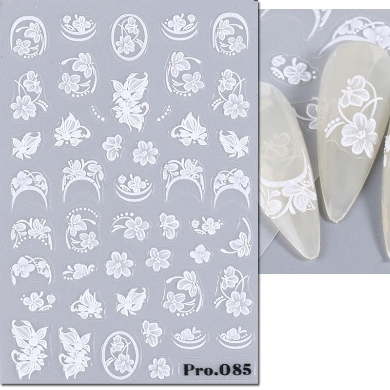 Nail Art Decals Adhesive Decorations For Manicure - 31