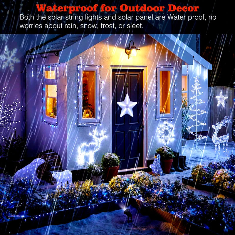 Outdoor LED Solar Fairy Lights Christmas Decoration - 5