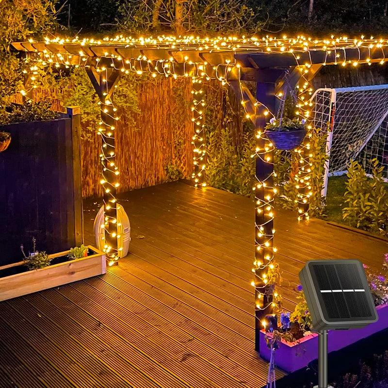 Outdoor LED Solar Fairy Lights Christmas Decoration - 9