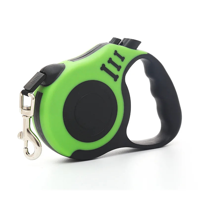 Retractable Flexible Leash for Dog or Cat - 09. green