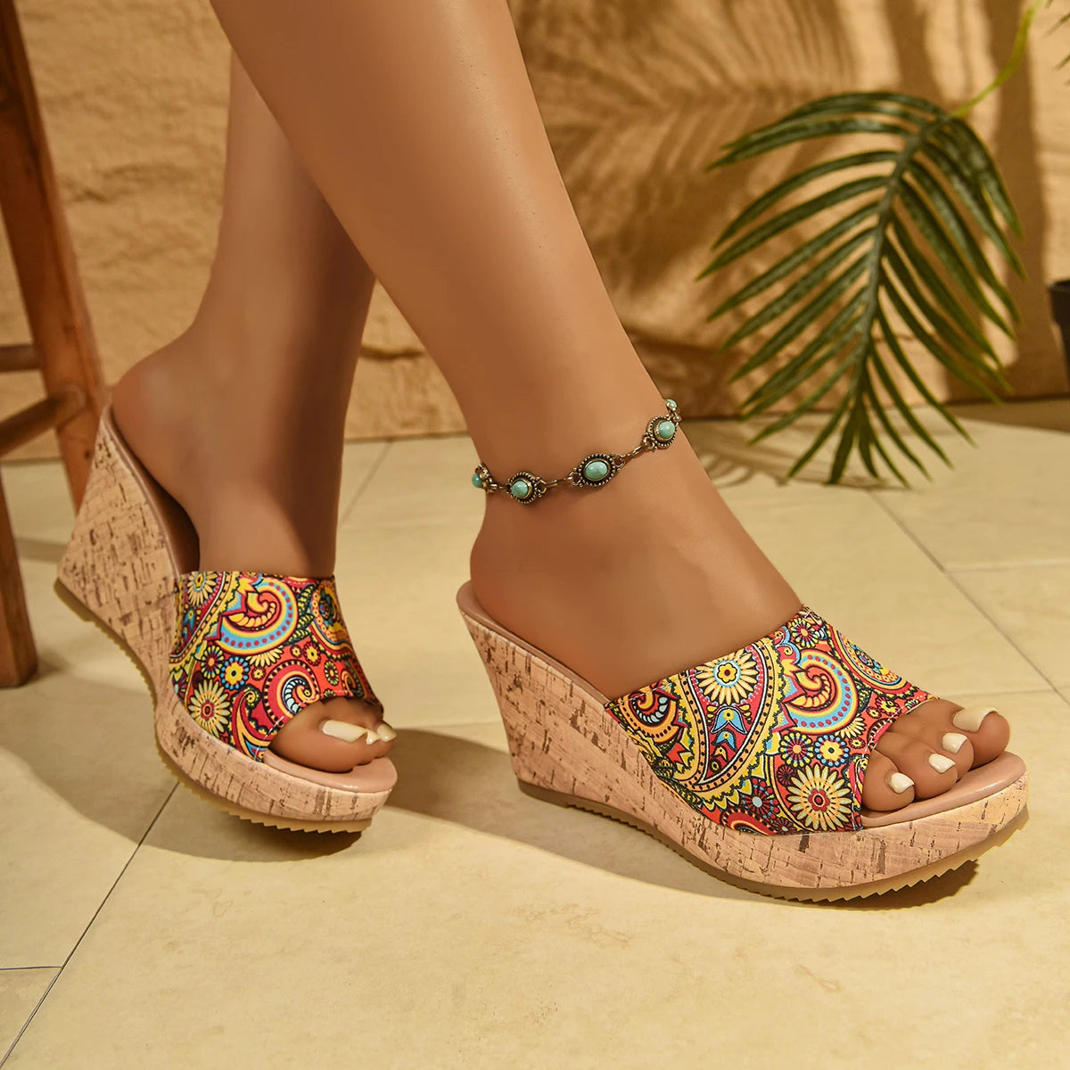 Women Metal Buckle Slippers Flats Platform Flip Flops Shoes Female Summer Beach Sandals Fashion New Casual Open Toe Slides