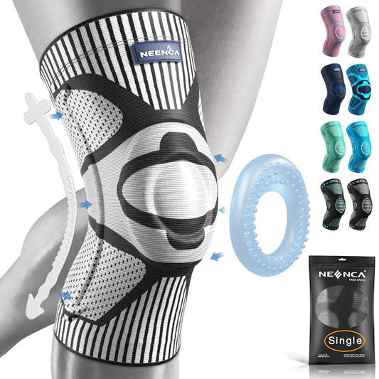 NEENCA compression knee brace sleeve for pain relief, meniscus tear, ACL, arthritis, and joint injury recovery 01