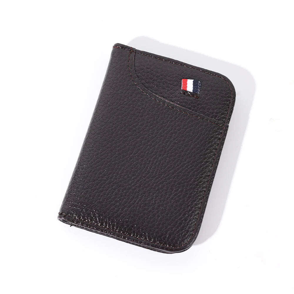 Compact PU leather slim credit card wallet for men with multiple slots -9