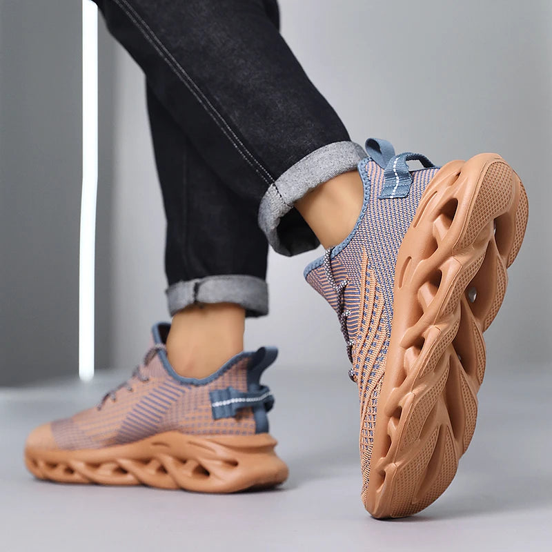 Hot selling men’s running shoes – breathable sports sneakers with outdoor non-slip sole, casual and comfortable for couples brw