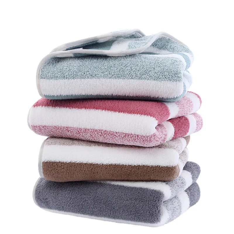 Stack of colorful socks on a white background