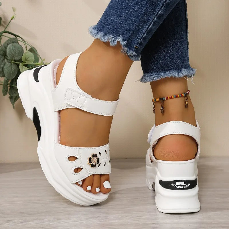New Women Platform Wedge Sandals Summer Fashion Comfortable Platform Shoes Women Light Casual Beach Shoes Zapatos De Mujer